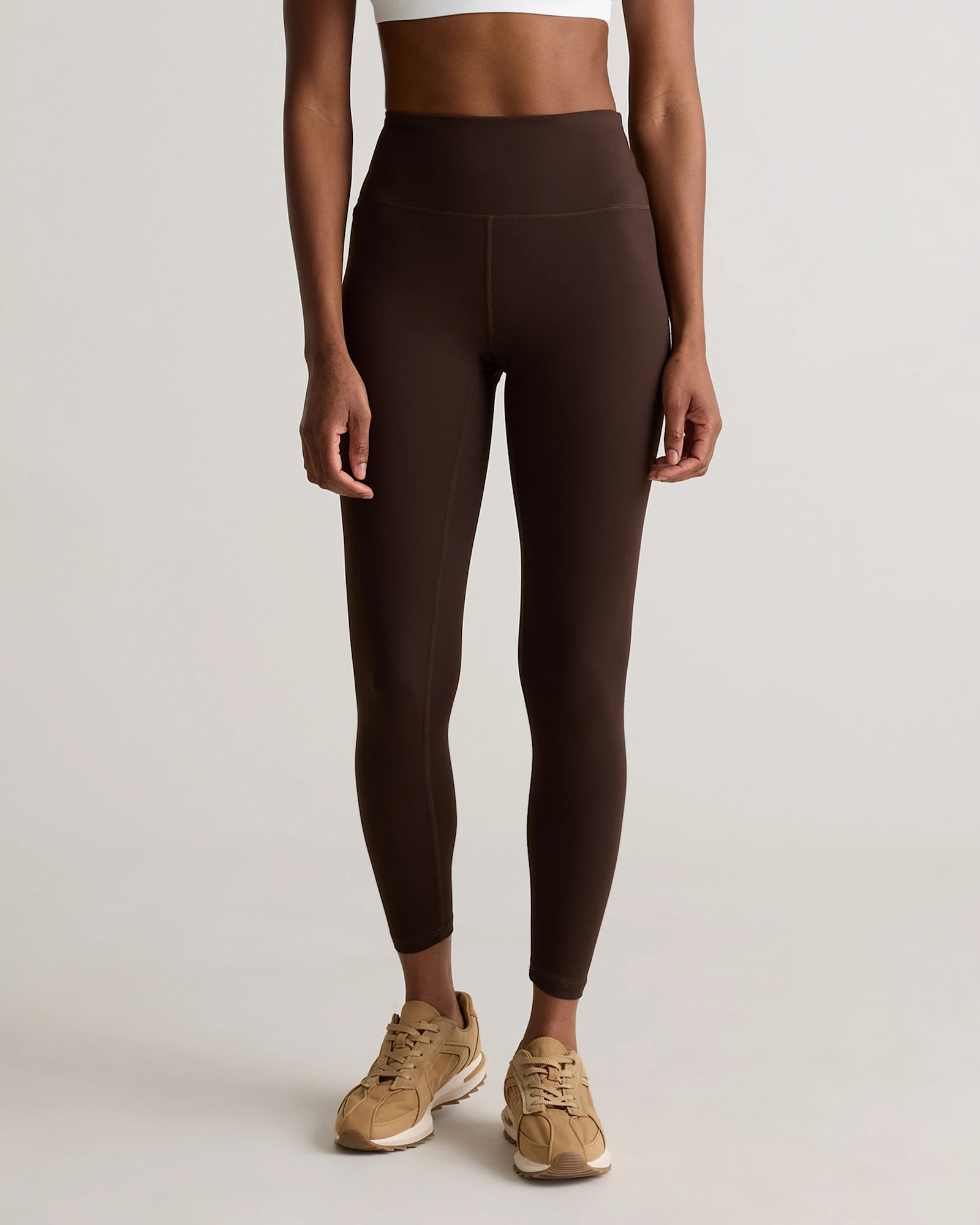 Quince | Women's Power-Up High-Rise Training Legging in Black, Size XS, Nylon/Spandex | Quince