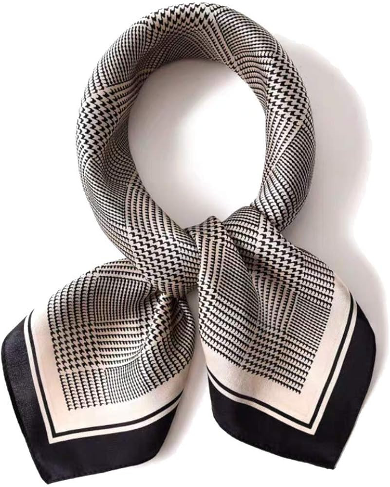 ANDANTINO 100% Real Mulberry Silk Scarf -21'' x 21''- Lightweight Neckerchief –Women Men Small ... | Amazon (US)