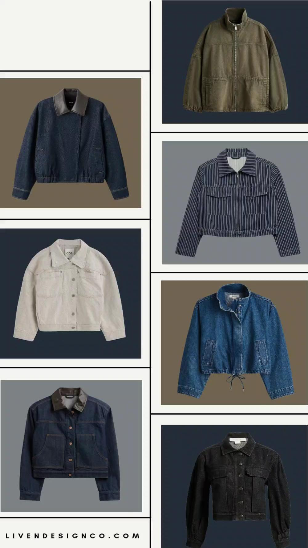Fall denim jackets. Fall style. Denim Jacket with leather collar. 

#LTKSeasonal #LTKSaleAlert