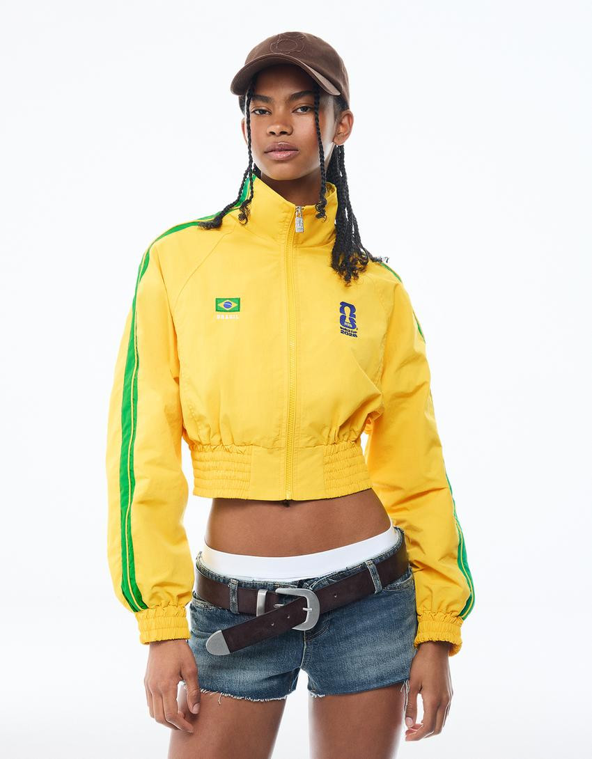 FIFA WORLD CUP\u2122 Brasil Nylonjacke - Damen | Bershka DE
