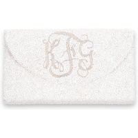 Crescent Flap Custom Beaded Wedding Day Clutch | Etsy (US)