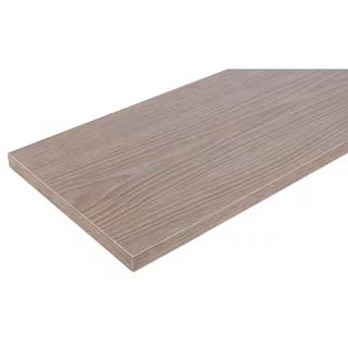 Rubbermaid Oak Laminated Wood Shelf 12 in. D x 72 in. L 2028978 | The Home Depot
