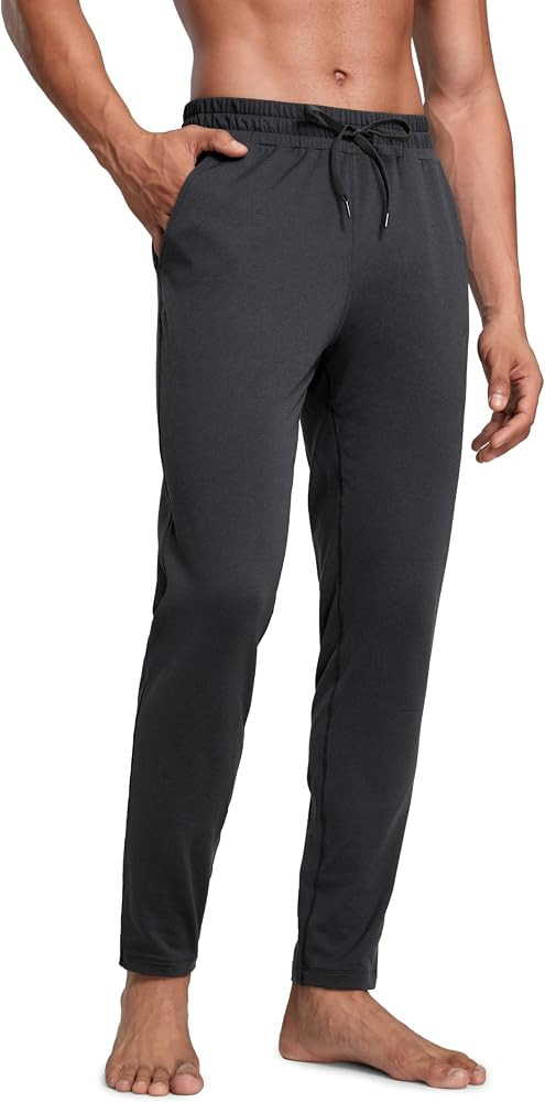 CRZ YOGA Cloud Jersey Lightweight Sweatpants for Men 30" - Workout Casual Lounge Open Bottom Pant... | Amazon (US)