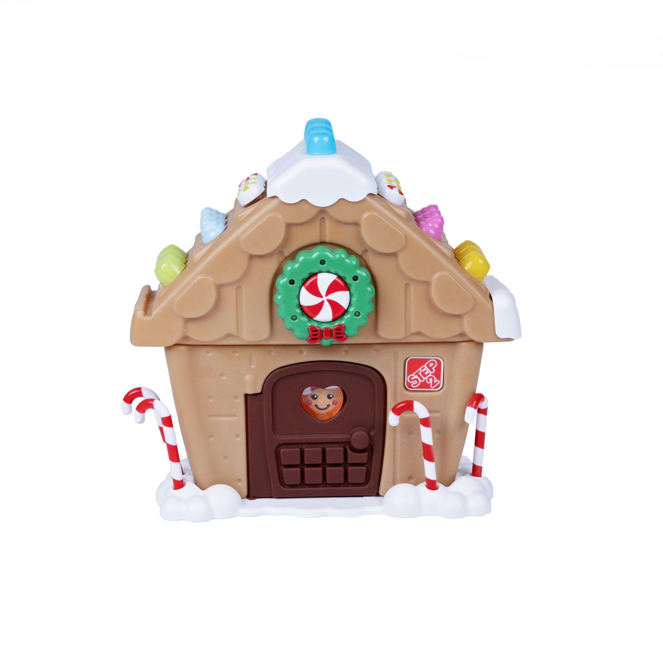 Step2 My First Gingerbread House, Kids Interactive Christmas Holiday Toy, Lights Up and Plays Mus... | Amazon (US)
