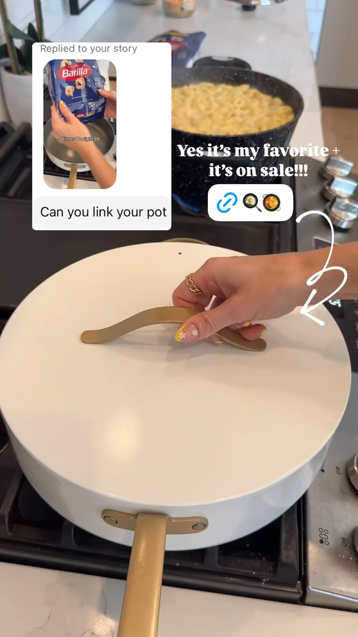 Love this pot!! It’s big & doesn’t stick!! Grab just the pan or the whole set is on sale!! 

#cooking #pans #dinner 

#LTKFindsUnder50 #LTKSaleAlert #LTKFamily