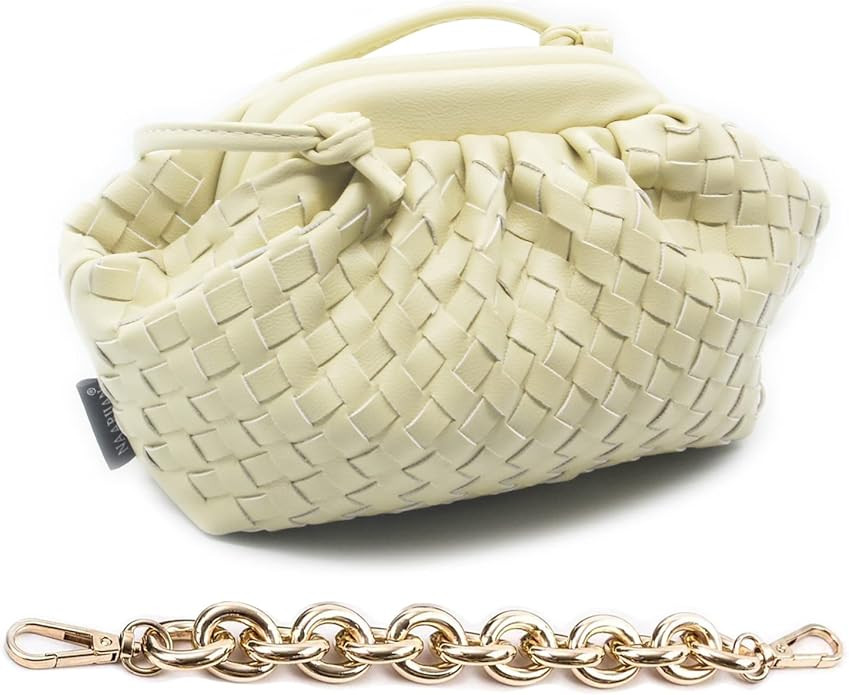 NAARIIAN Dumpling Bag,Clutch Purse for women Shoulder Bag Dupes Designer Cloud handbag PU Leather... | Amazon (US)