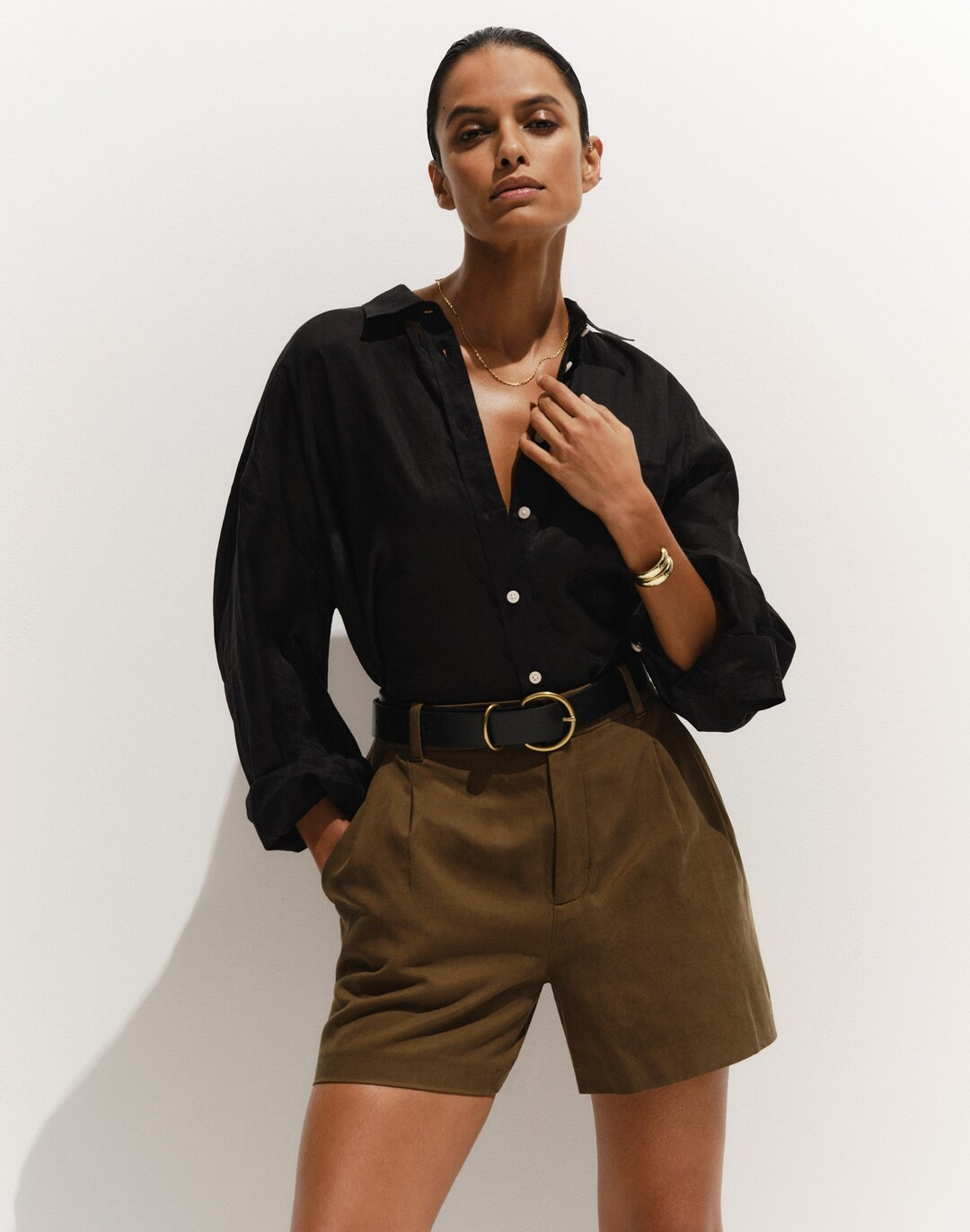 The Oversized Shirt in Ramie | Madewell