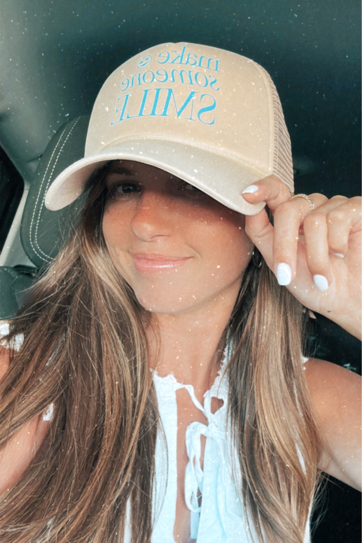 // make someone smile trucker hat // trucker hat // cute trucker hats // kenz kustomz code AlexD10 // 

#LTKFind #LTKstyletip #LTKunder50
