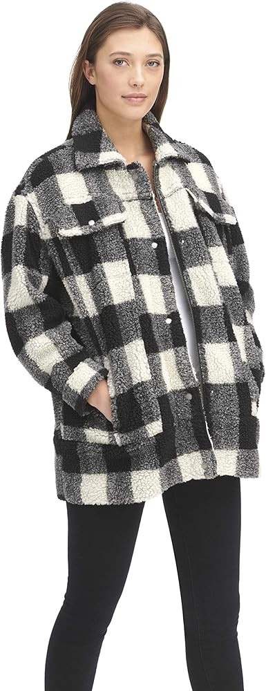 Levi's Women's Oversized Long Sherpa Trucker Jacket | Amazon (US)