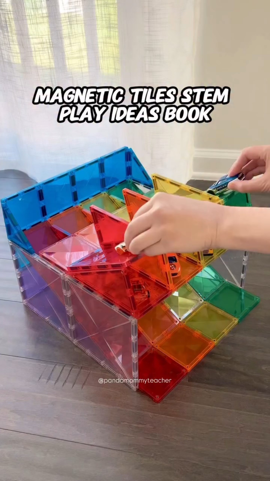 Did you know I snuck in this viral play idea into our Magnetic Tiles STEM Play Ideas hardcover book? That’s 51 creative magnetic tile activities in one book!

These are selling out fast and won’t be restocked this year, so don’t wait until you’re scrambling for last-minute gifts. Order now and get it in time for the holidays!

#magnetictiles #magnetictilesideas #stemtoys #stemplay #stemforkids