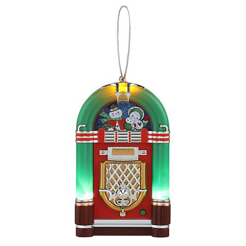 Mr. Christmas Miniature Vintage Jukebox Ornament - Green | HSN