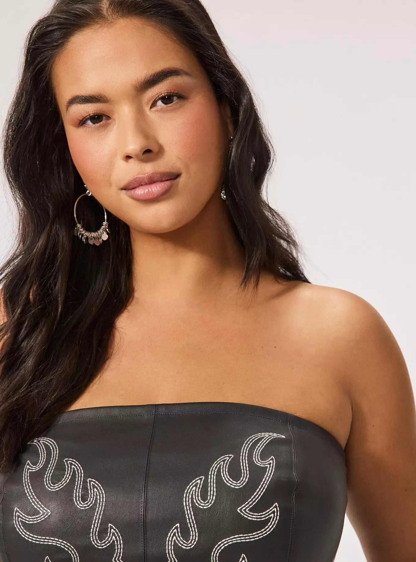 Festi Faux Leather Corset | Torrid (US & Canada)