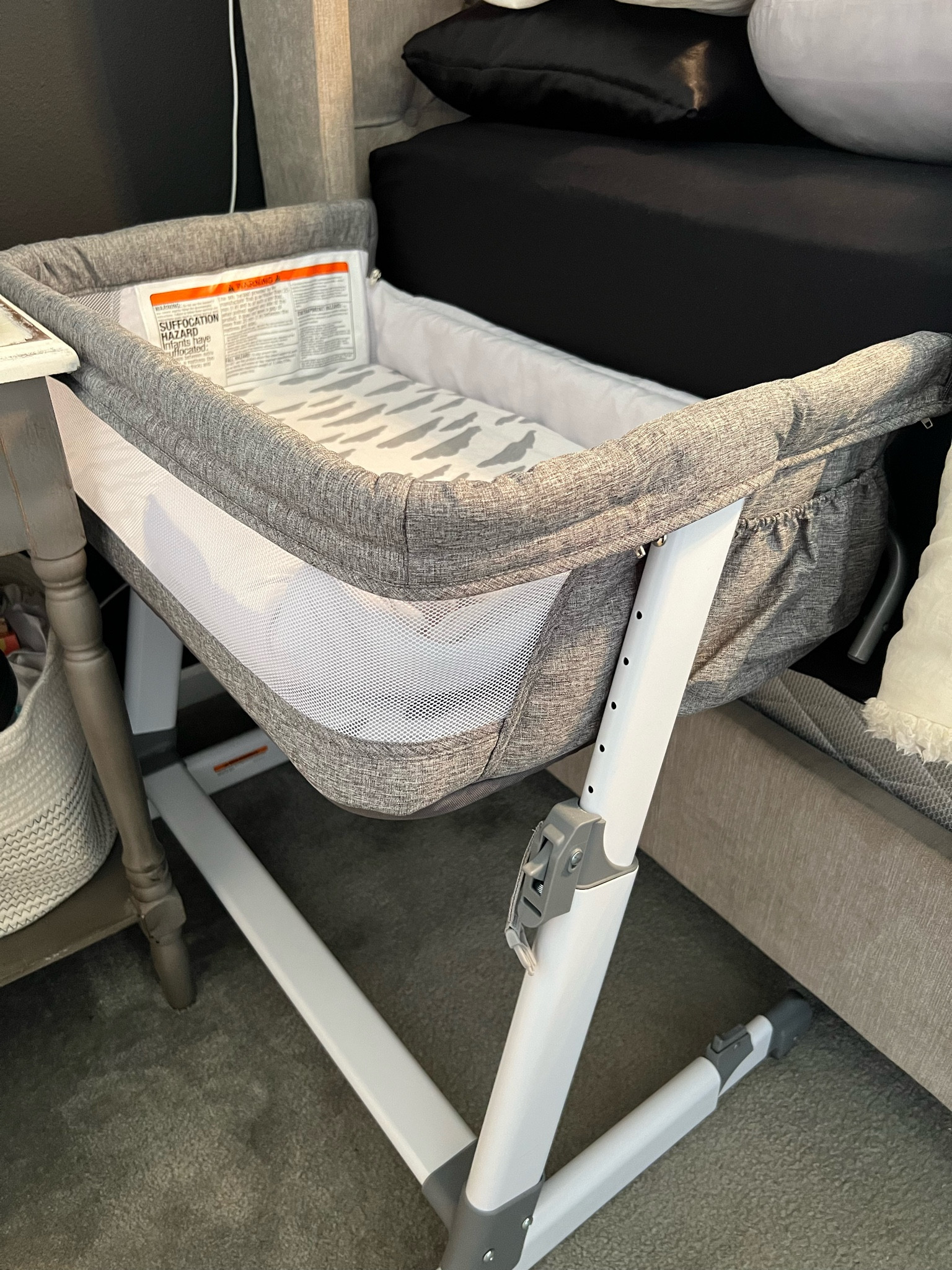 Bedside baby bassinet! We love this one, and it will be perfect for nighttime nursing (and a safe co-sleeping option) 🥰

#LTKFamily #LTKHome #LTKBaby