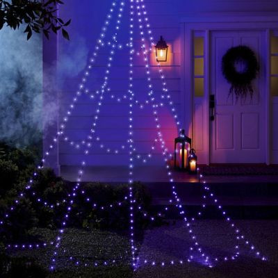 Pre-Lit Yard Spiderweb | Grandin Road