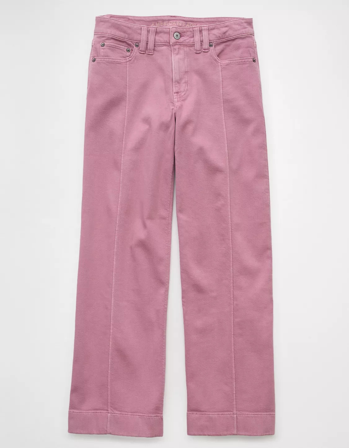 AE Dreamy Drape Stretch Low-Rise Baggy Wide-Leg Pant | American Eagle Outfitters (US & CA)