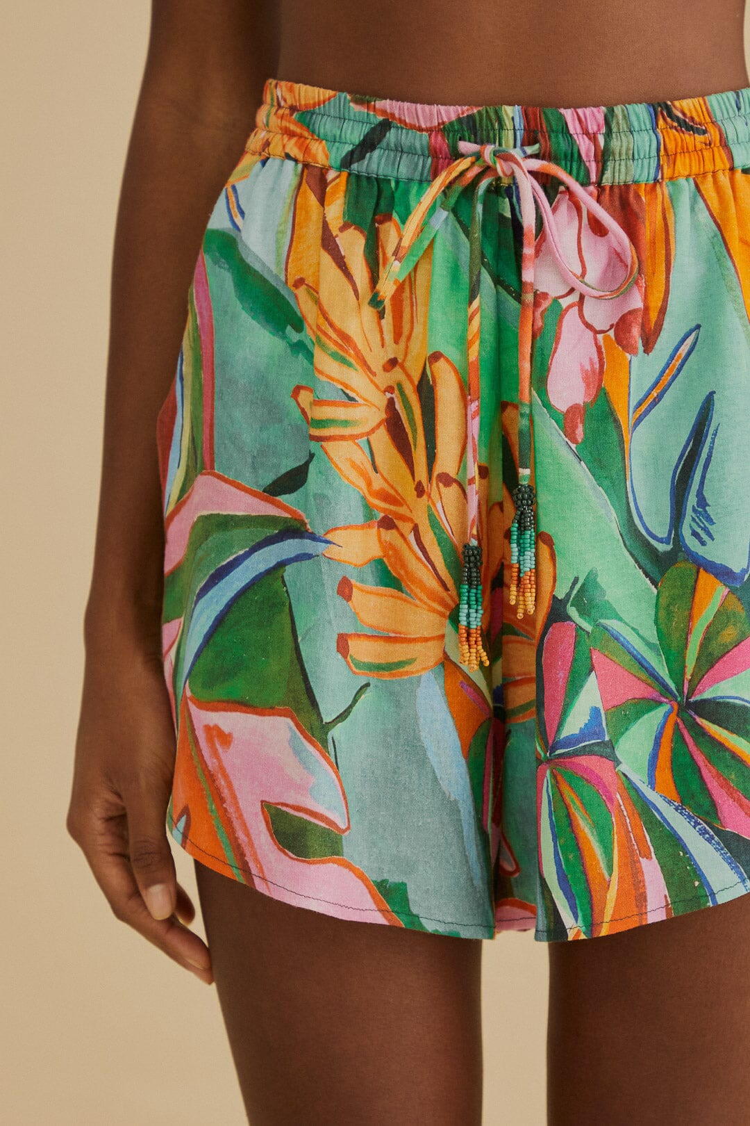 Banana Foliage Shorts | FarmRio (US)