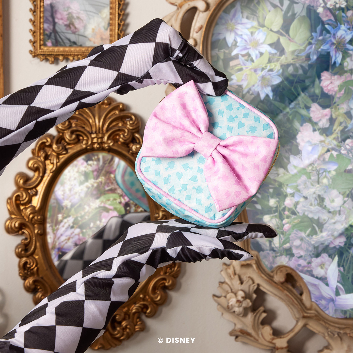 Alice in Wonderland Mini Pouch with Bow | Stoney Clover Lane | Stoney Clover Lane