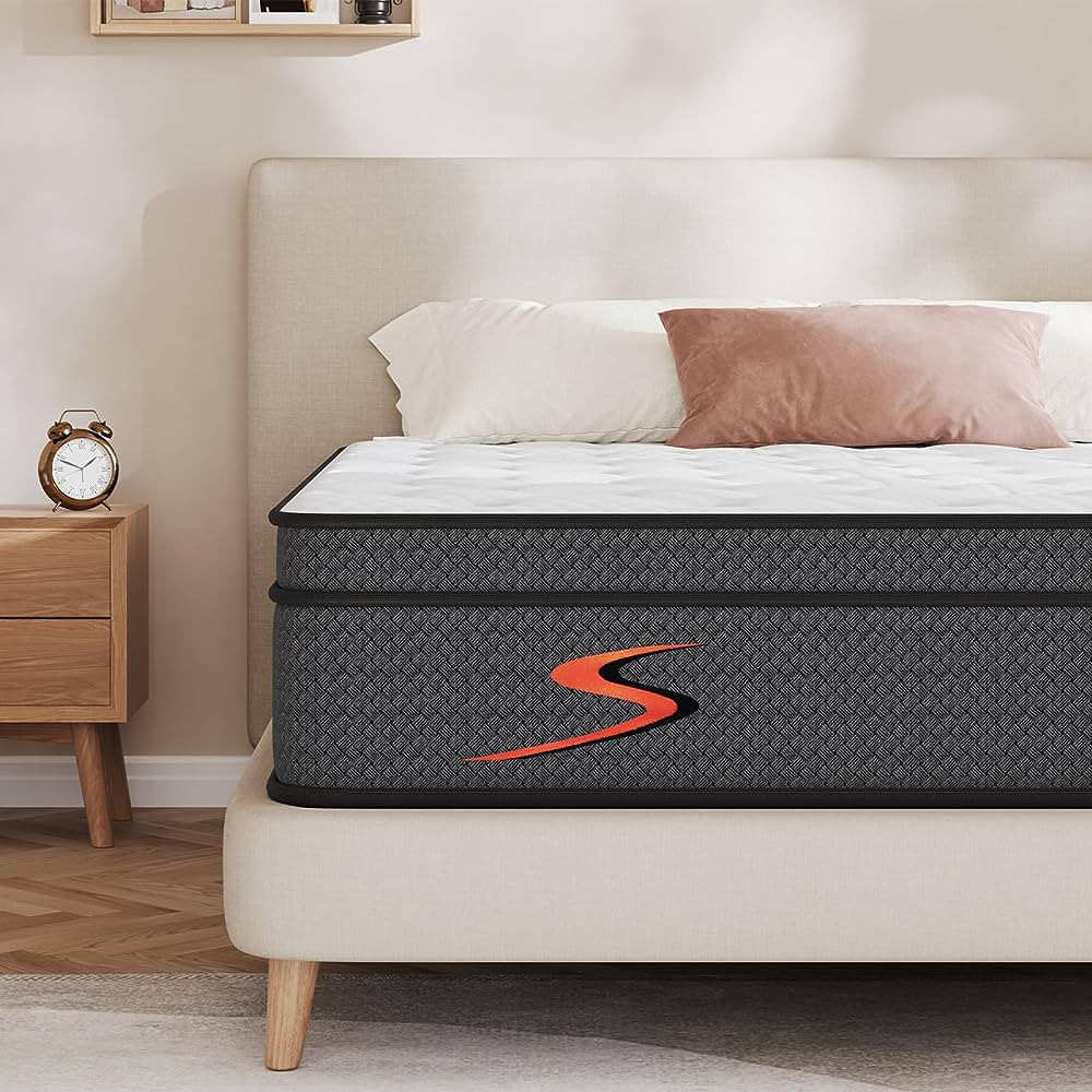 Sweetnight King Mattress in a Box - 12 Inch Pillow Top King Size Mattress, Bamboo and Gel Memory Foa | Amazon (US)