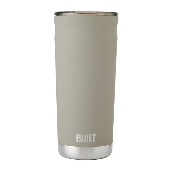 BUILT Torrent 20 oz Stainless Steel Double Wall Insulated Tumbler, Pebble | Walmart (US)