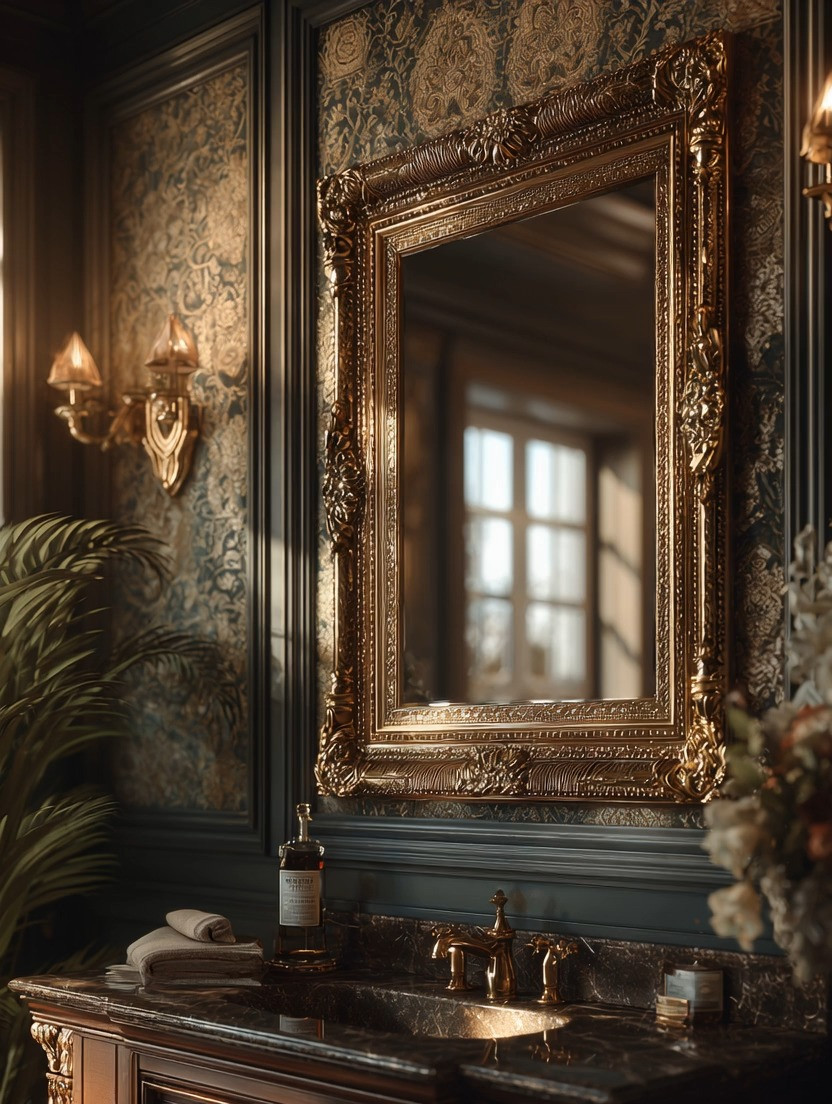 Bring this luxury boutique hotel atmosphere into your home with one statement piece: an ornate antique gold mirror.

There is something timeless and dramatic about oversized vintage-inspired mirrors. They instantly add depth, elegance, reflection, and that layered old-world luxury seen in Paris hotels, Italian interiors, and grand historic homes.

Paired with matching warm gold hardware and rich dark tones, this mirror transforms an ordinary bathroom into a designer-inspired retreat. The carved details create texture and artistry while the reflection itself visually expands the room and amplifies natural light.

And the beauty of a statement mirror like this is its versatility. While it looks stunning in a moody luxury bathroom, it can also become the focal point over a console table, entryway, dining room buffet, or dressing area.

Luxury interiors are no longer about minimal empty spaces. In 2026, designers are embracing layered elegance, rich materials, warm metals, and statement pieces that feel collected and intentional. This mirror does exactly that.

If you want your home to feel more elevated without a full renovation, start with the details people notice first.

Explore our curated edit of antique gold mirrors, matching faucets, and luxury home accents to recreate this boutique hotel-inspired look at home.

#LuxuryBathroom #GoldMirror #BoutiqueHotelStyle #ModernClassicDecor 

 #LTKHome