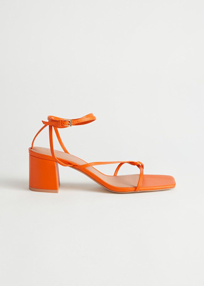Strappy Heeled Leather Sandals | & Other Stories (EU + UK)
