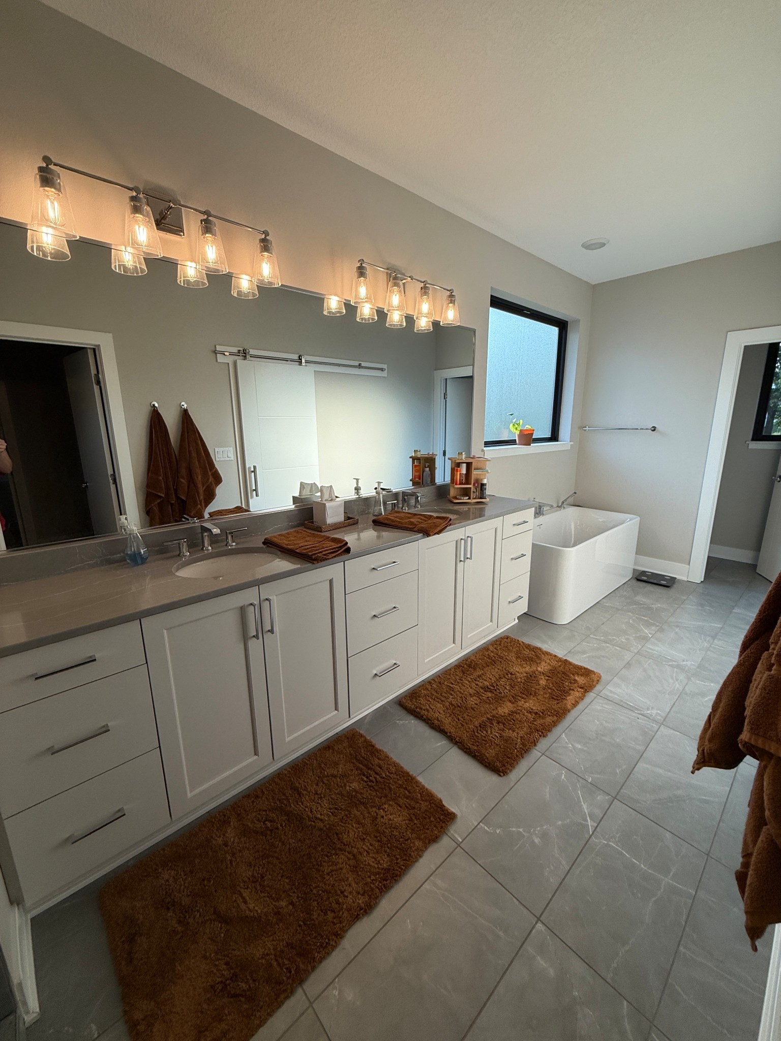 New bathroom towels & rugs to warm this space up!! 

#LTKGiftGuide #LTKSummerEdit #LTKSeasonal