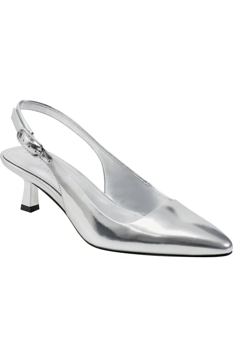 Marc Fisher LTD Kory Pointed Toe Kitten Heel Pump (Women) | Nordstromrack | Nordstrom Rack