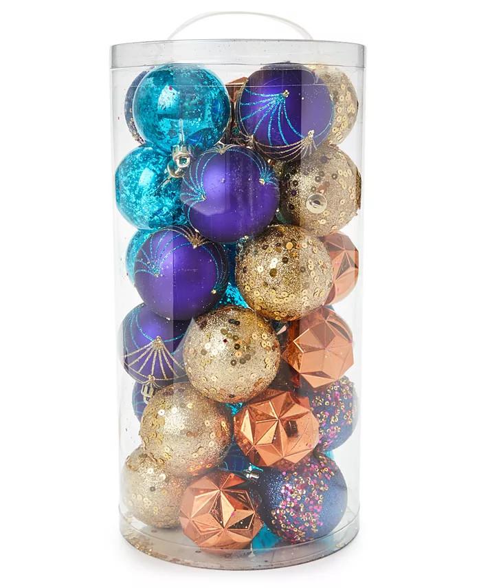 Holiday Lane
          
        
  
      
          Patina Plastic Multi-Finish Ball Ornaments, ... | Macy's