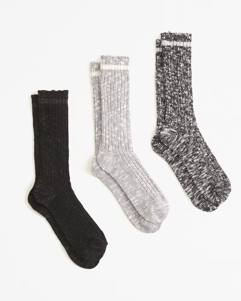 3-Pack Camp Socks | Abercrombie & Fitch (US)