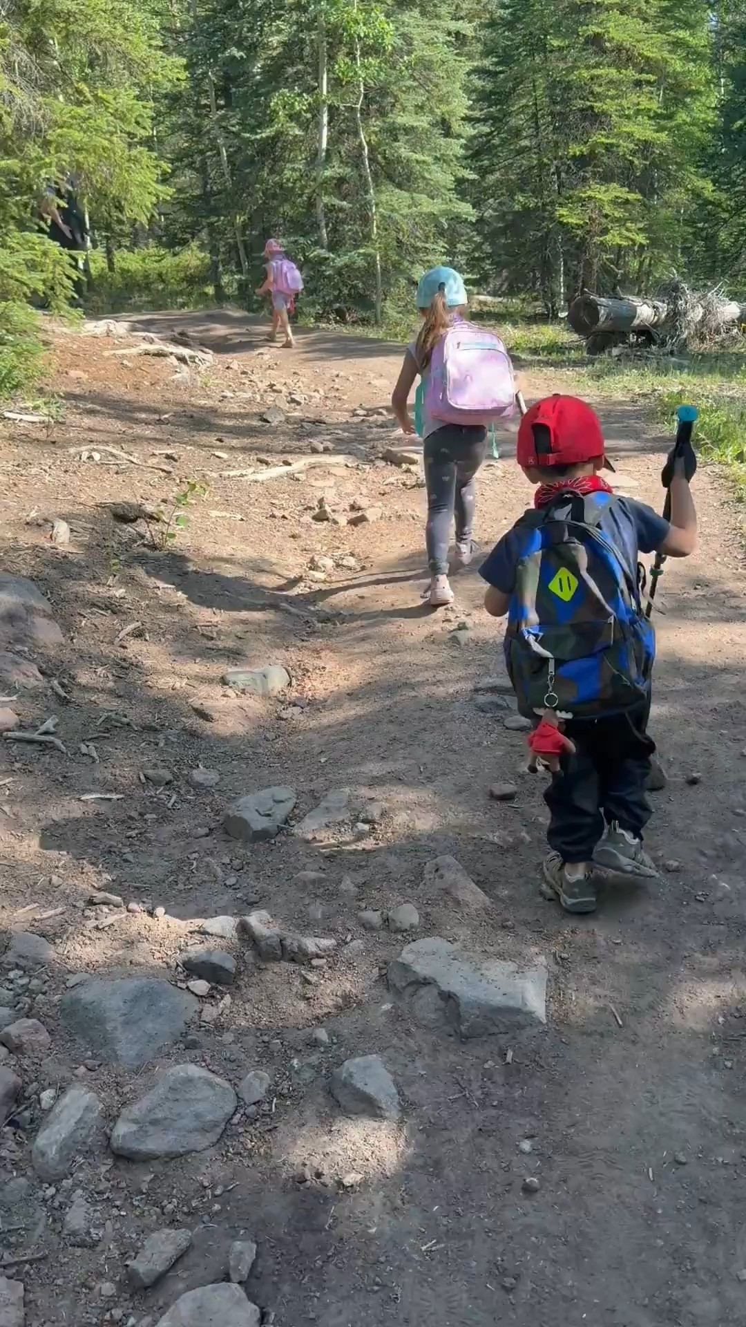 Hiking with our toddlers was so much fun this summer in Colorado!  We were off grid for a week of pure adventure. The Hobibear sandels were PERFECT for exploring!  They have continued to wear them daily this summer on the ranch. Covers their toes, good grip, durable and could walk through water!  These backpacks were a great size for their small backs so they could carry their own snacks 😊🔥 AJ loved that his was camo with royal blue color! Family memories made!

#LTKTravel #LTKKids #LTKFamily