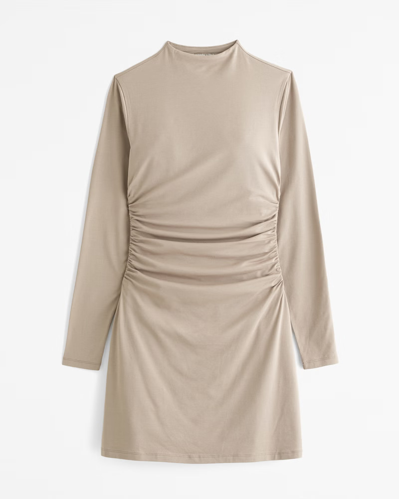 Women's The A&F Paloma Long-Sleeve Mini Dress | Women's New Arrivals | Abercrombie.com | Abercrombie & Fitch (US)