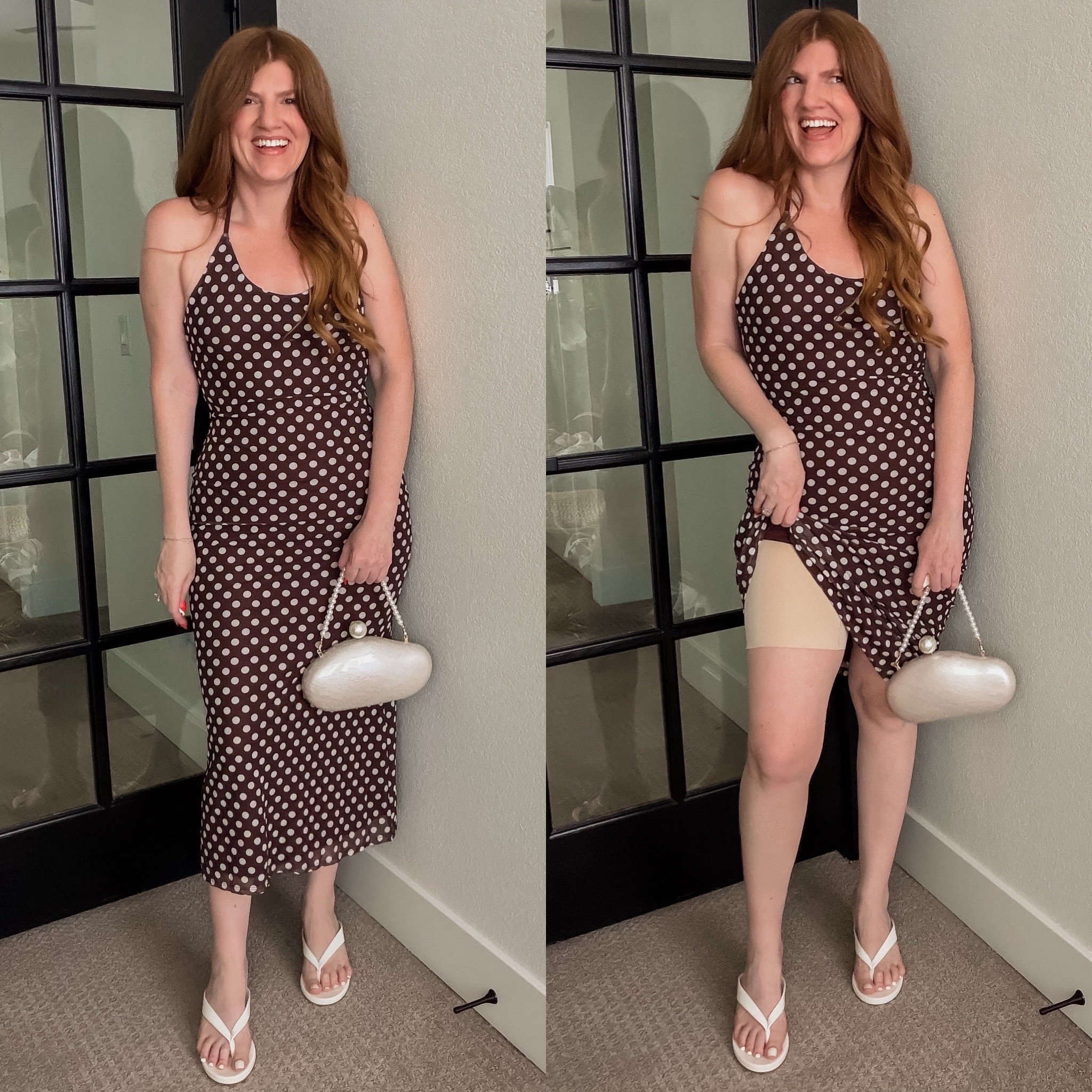Date night outfit from Amazon. Polka dot dress on sale and my favorite shapewear! Wearing size medium in all.

#LTKootd #LTKSaleAlert #LTKPetite