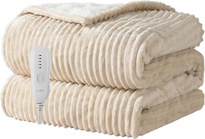 Heated Blanket Electric Blanket Throw 50”X60”-Heating Blanket with 5 Heat Settings-3 Hours Au... | Amazon (CA)