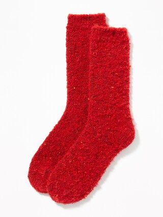 Bouclé-Knit Crew Socks for Women | Old Navy US