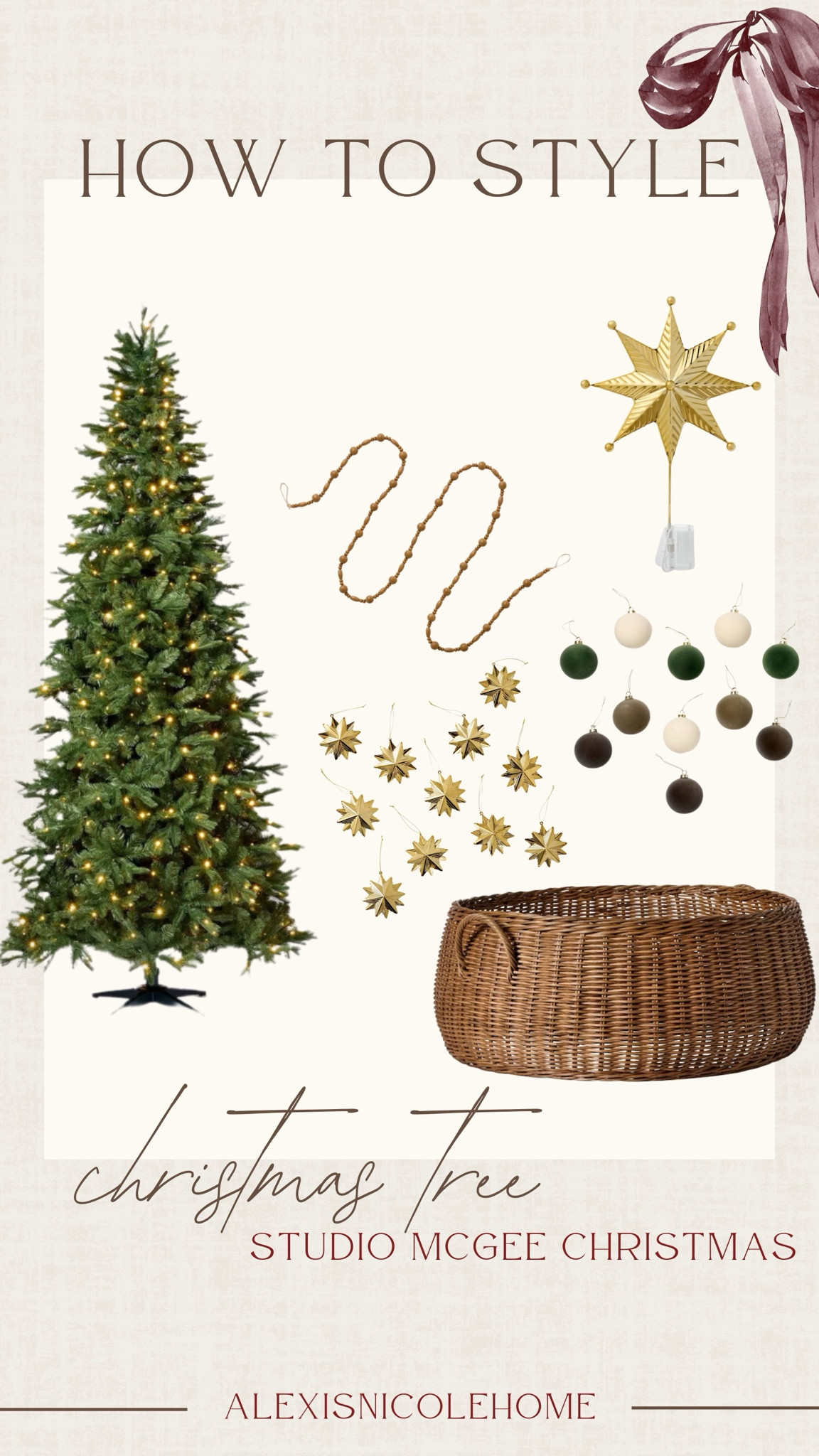 How to style your studio McGee Christmas tree 
Studio McGee Christmas line
Target Christmas 

#LTKSeasonal #LTKHome #LTKxTarget