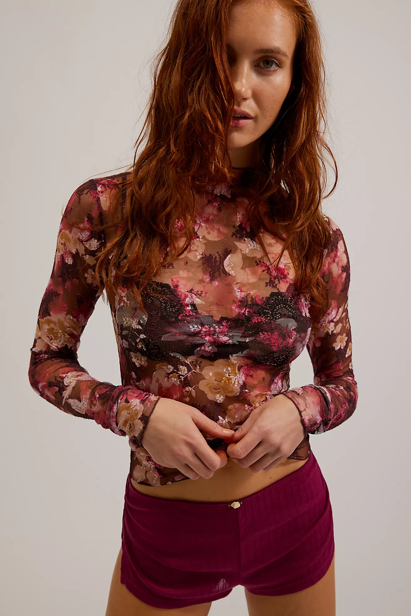 Lady Lux Printed Layering Top | Free People (Global - UK&FR Excluded)