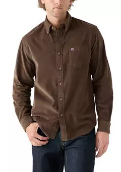 Crown & Ivy™ Long Sleeve Corduroy Shirt | Belk