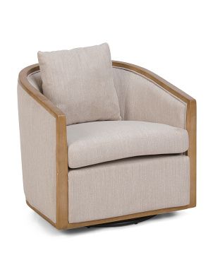 Eleanor Swivel Accent Chair | Furniture & Lighting | Marshalls | Marshalls