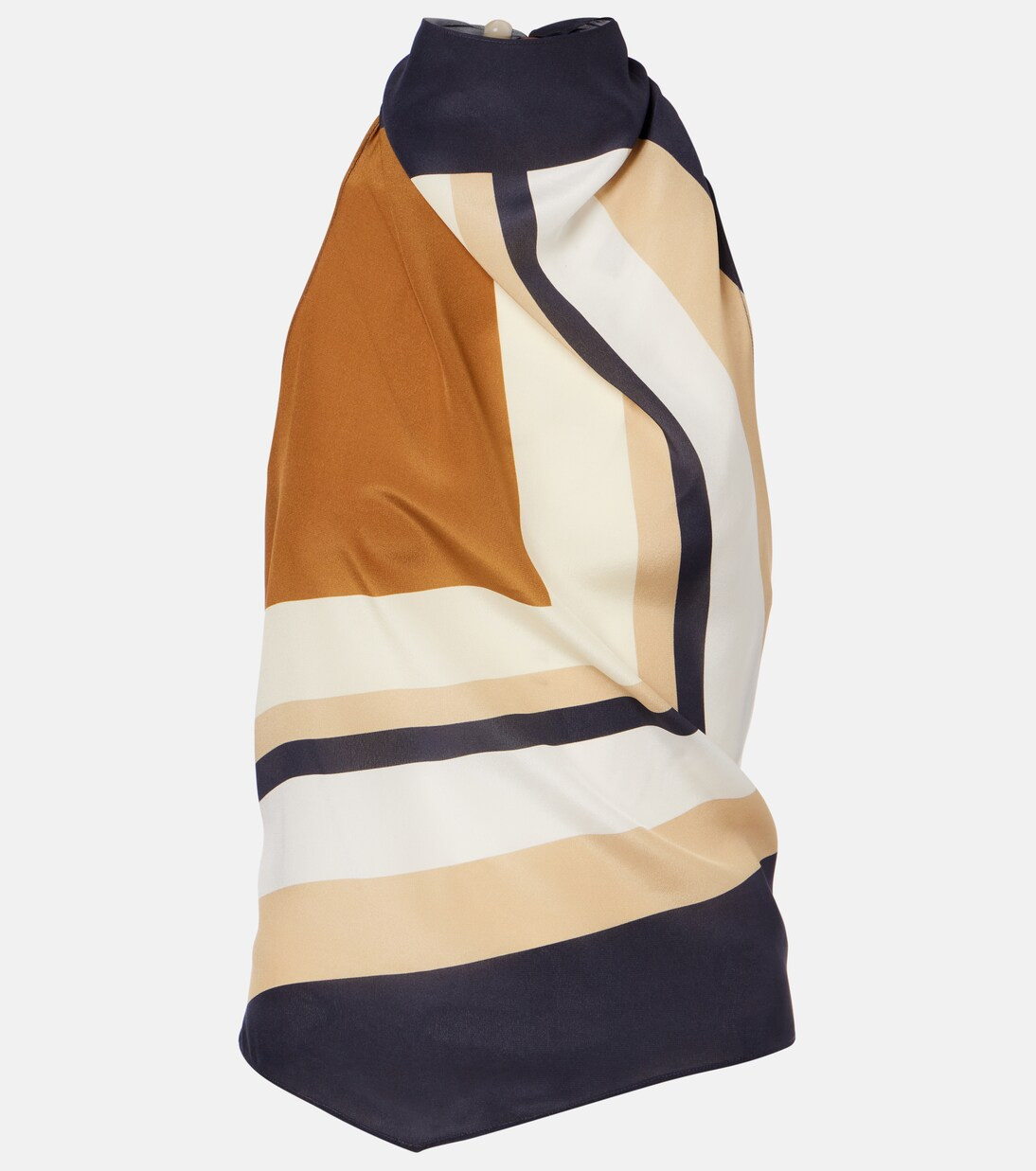 Printed halterneck silk top | Mytheresa (US/CA)