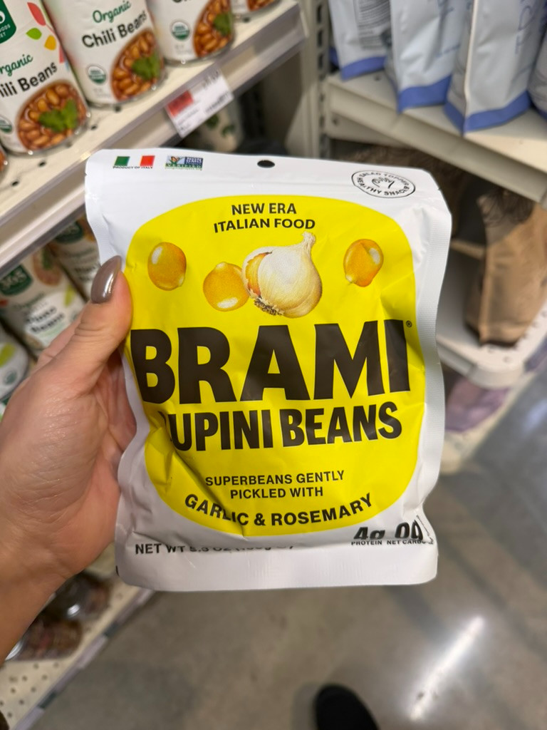 If you're looking for a high protein and high fiber snack that you can take on the go, you need to try these Brami lupini beans. This is the garlic and rosemary flavor but they have a bunch of different flavor options!

1 serving has 35 calories with 3 g carbs, 3 g fiber and 4 g protein! You can have 3 servings for only 105 calories, 9 g carbs, 9 g fiber and 12 g protein!

Try adding them to your salad!

 

 #LTKfitnessgoals #LTKfoodie #LTKHome