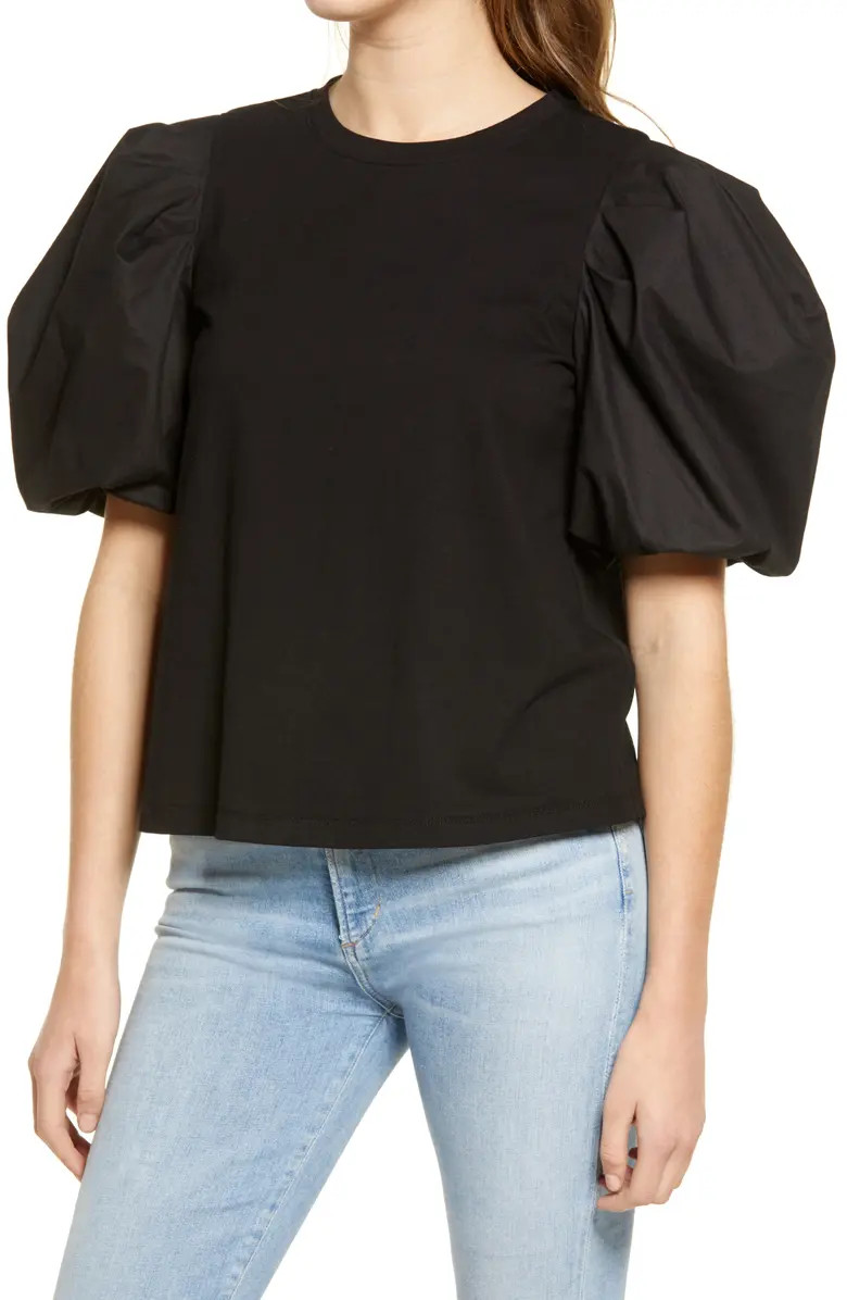 Puff Sleeve T-Shirt | Nordstrom