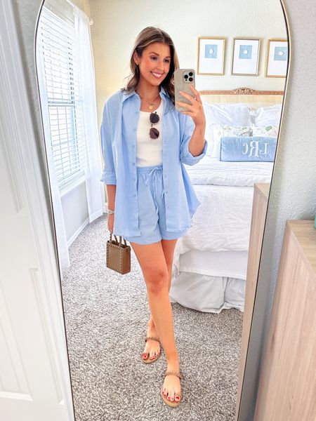 Casual summer outfit idea! Wearing a size small in everything!

Summer outfit // matching set // Amazon outfit 

#LTKSeasonal #LTKstyletip