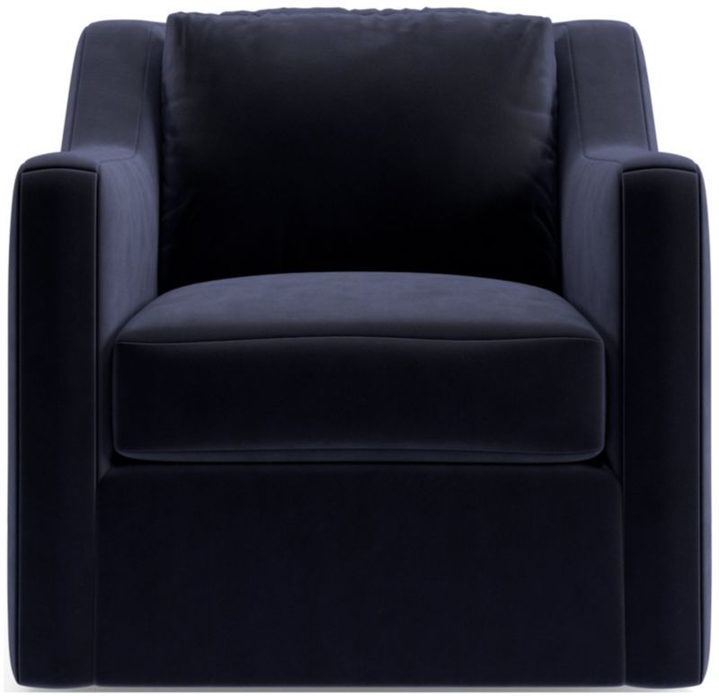 Notch Swivel Chair + Reviews | Crate and Barrel | Crate & Barrel