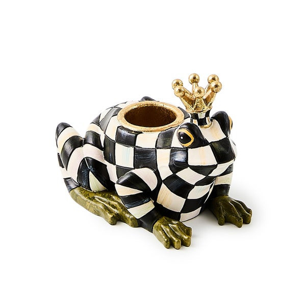 MacKenzie-Childs Frog Prince Candle Holder | MacKenzie-Childs