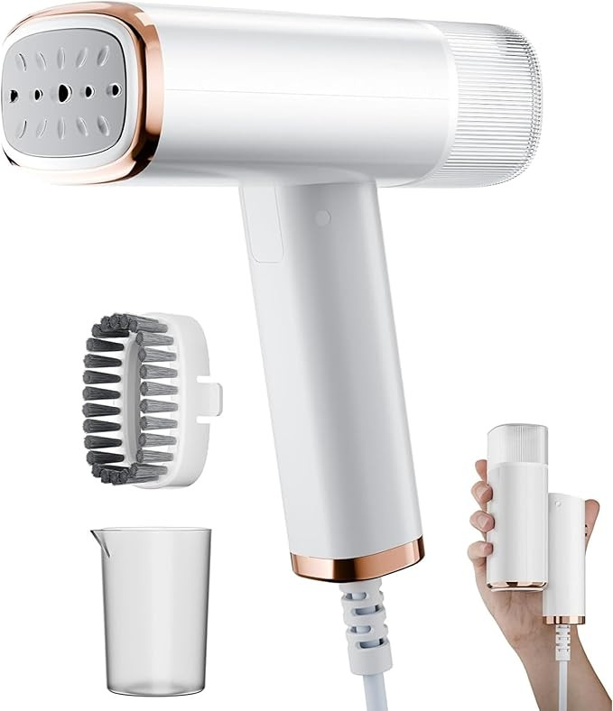 Professional Garment Steamer for Clothes, Handheld Portable Steamer with 18-Second Heat Up, 120ml... | Amazon (US)