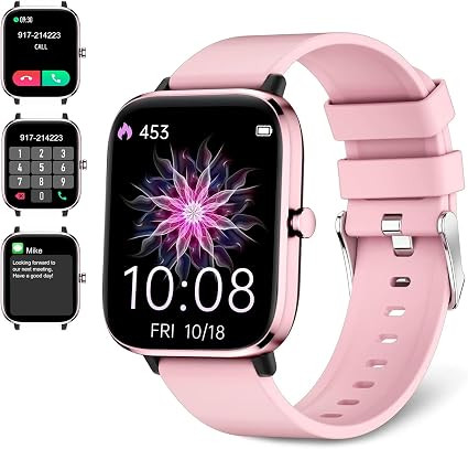 Smartwatch for Women - Call, Fitness Tracker, Heart Rate & Sleep Monitor, 1.69" Touch Screen, Wat... | Amazon (US)