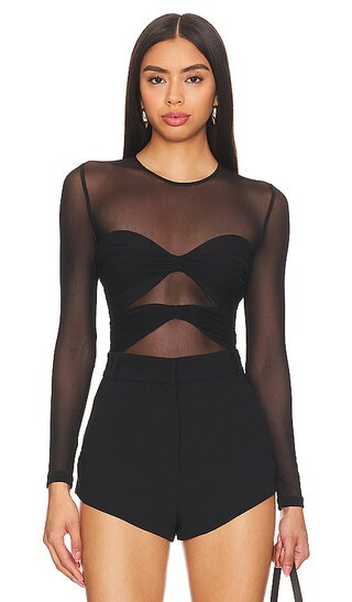 Intrigue Bodysuit in Black | Revolve Clothing (Global)