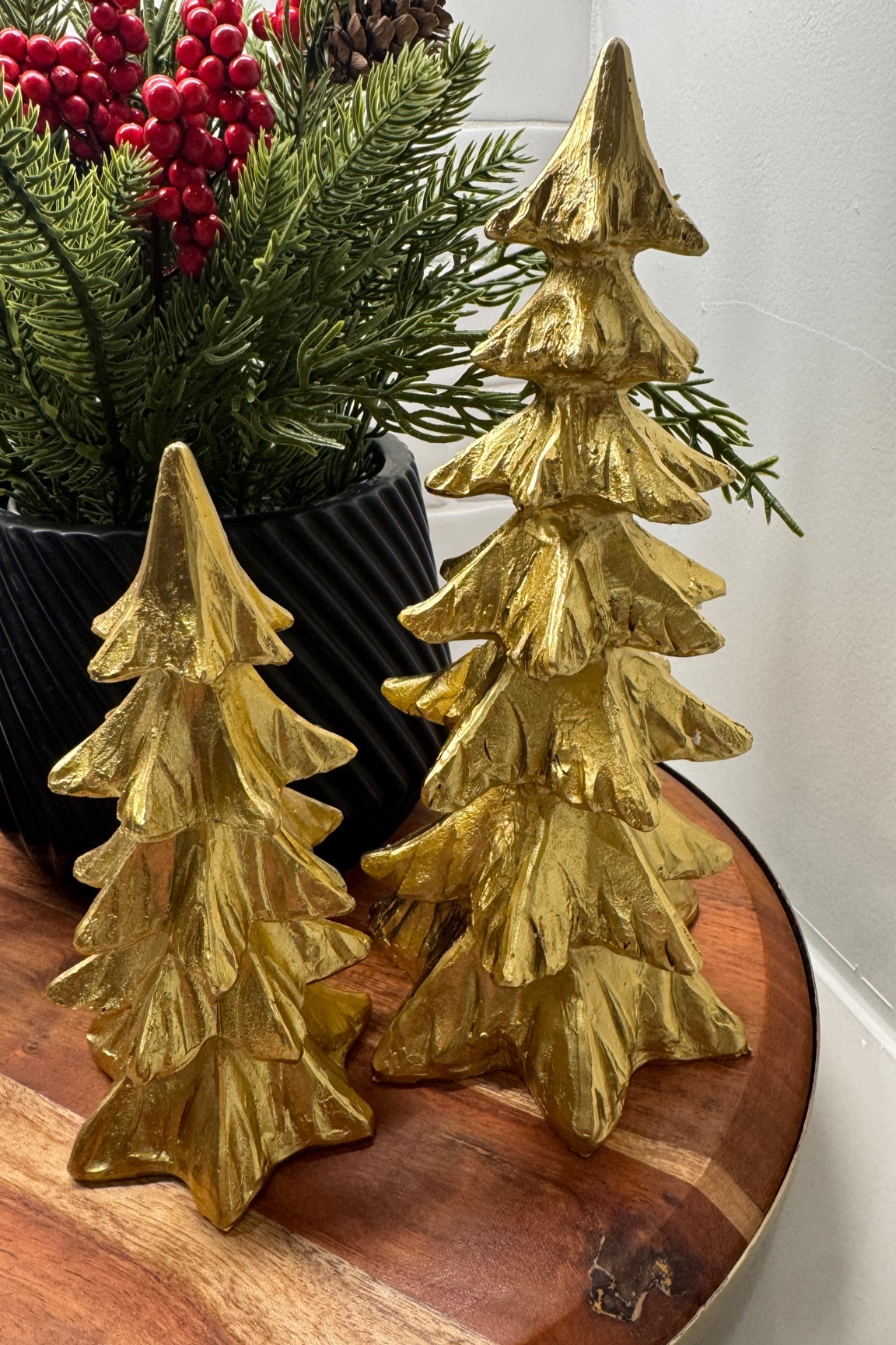 Set of  Christmas figurines! Small Christmas Decor. Pair of Christmas trees under $25 

#LTKHome #LTKHoliday #LTKSeasonal