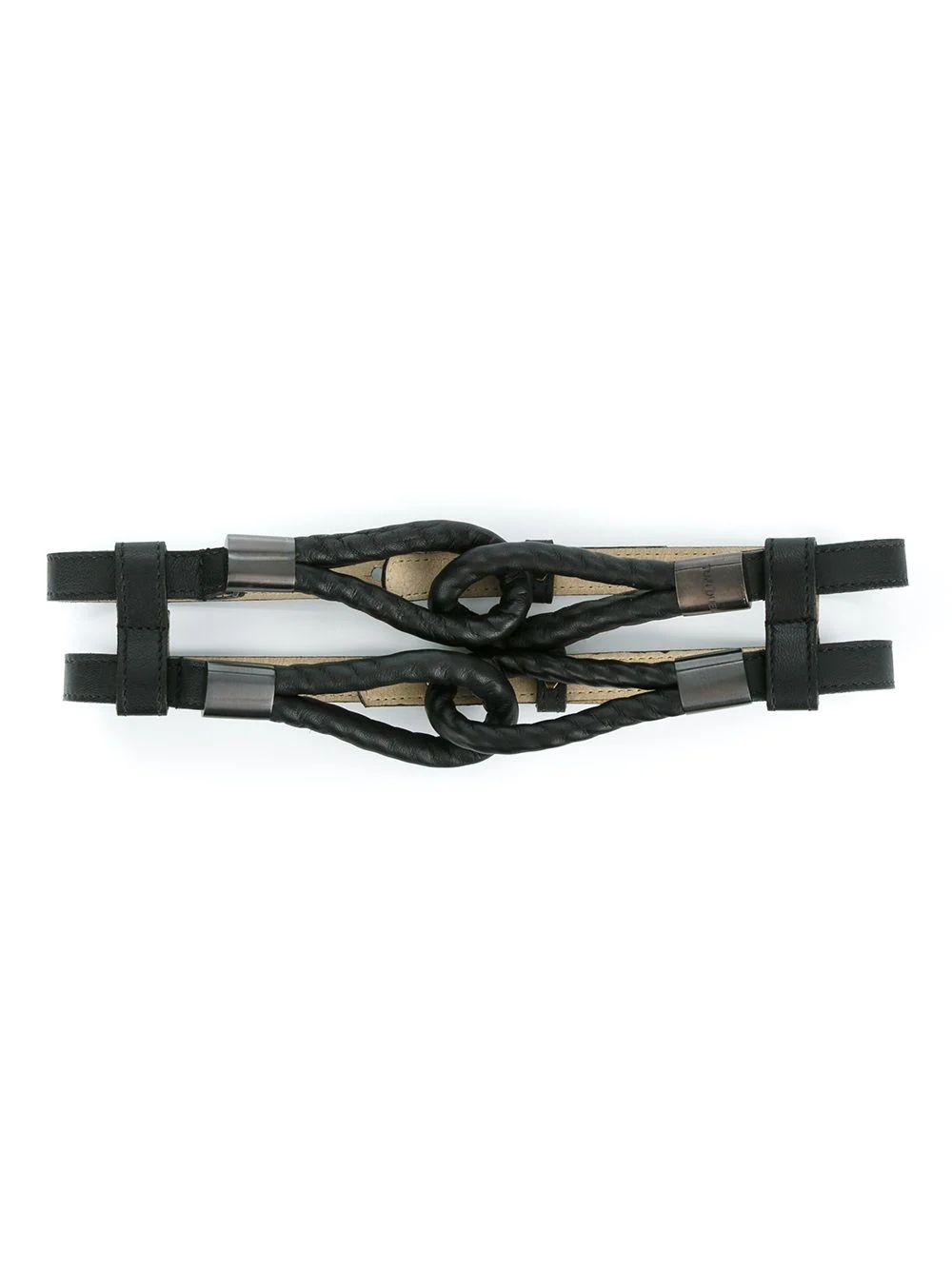 Tufi Duek knot belt - Black | FarFetch US