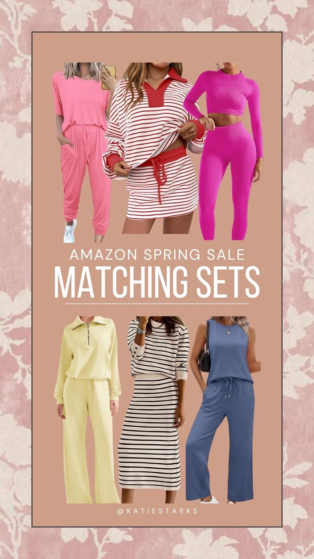 The perfect Amazon matching sets for Spring on major sale !!

#LTKSaleAlert #LTKSeasonal #LTKootd